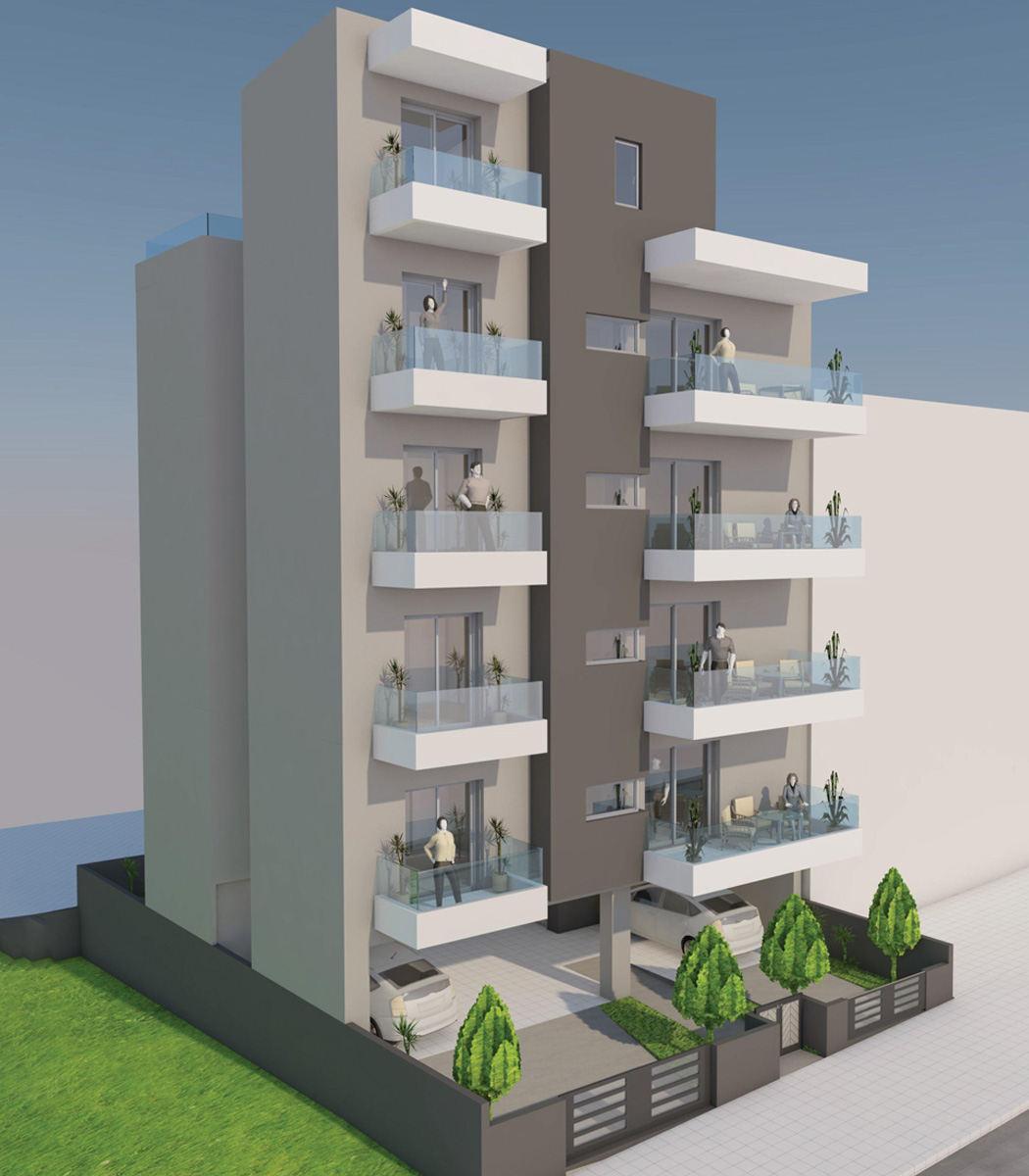Four storey apartment building 10 Kallergi str. Ilioupolis